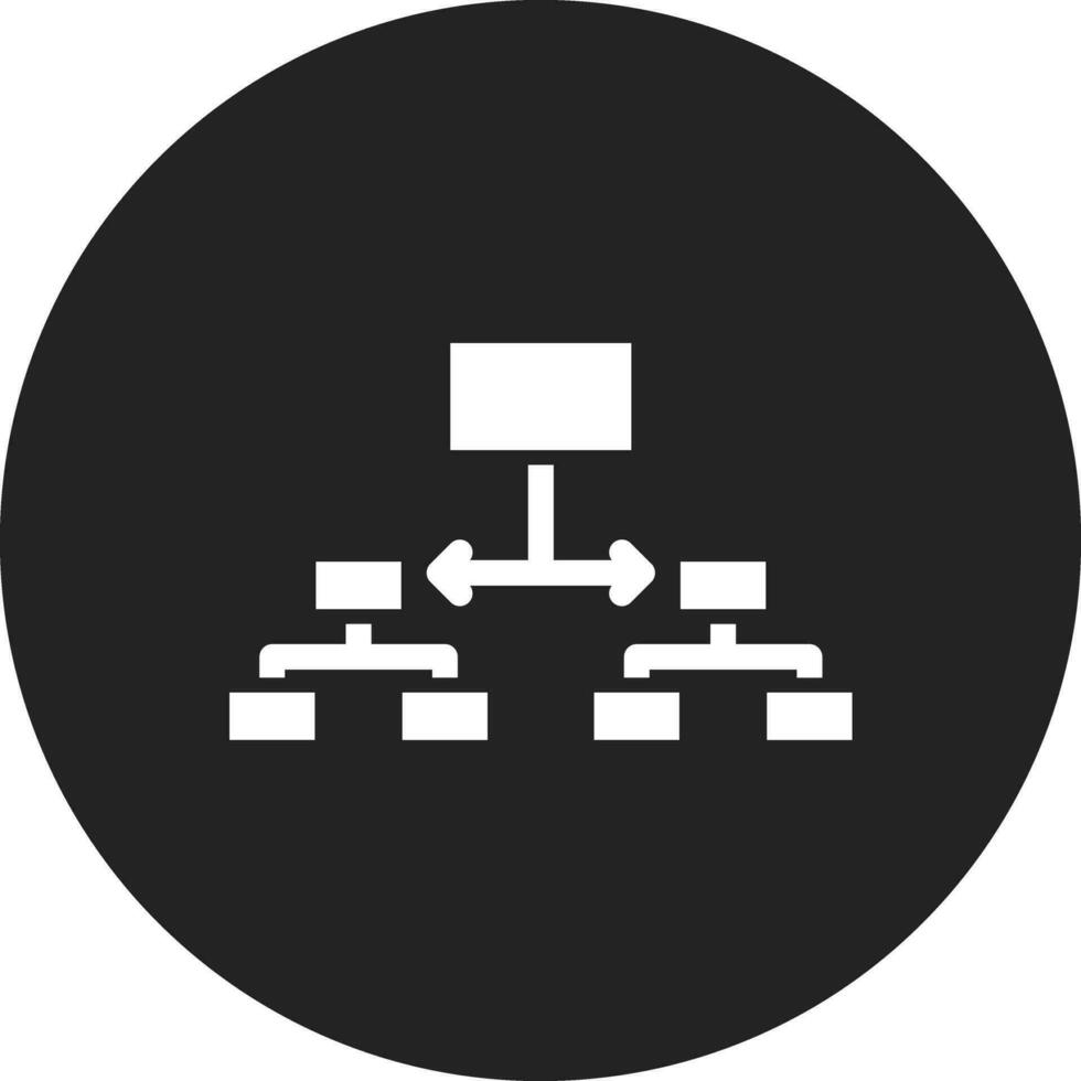 Labeled Hierarchy Vector Icon