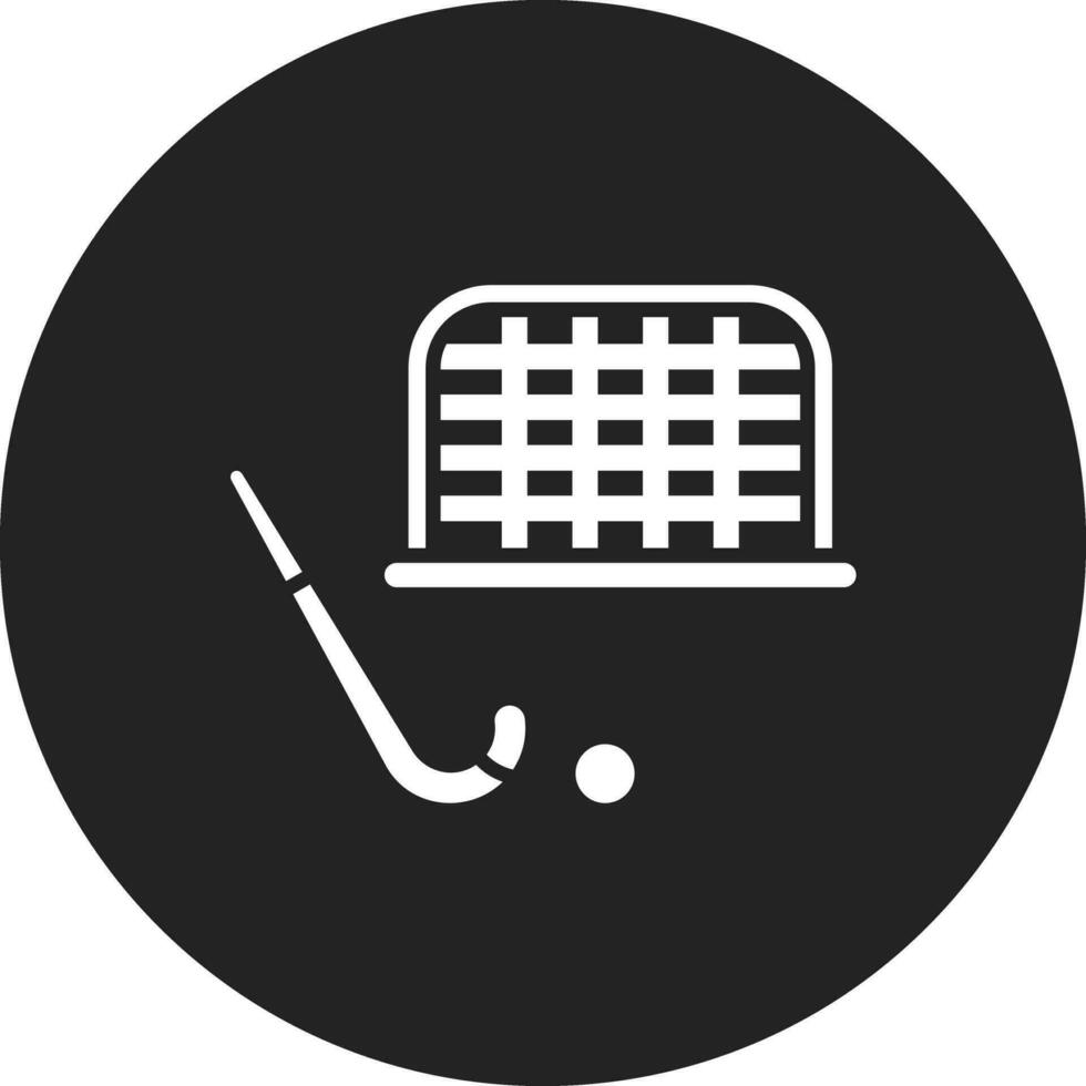 hockey objetivo vector icono