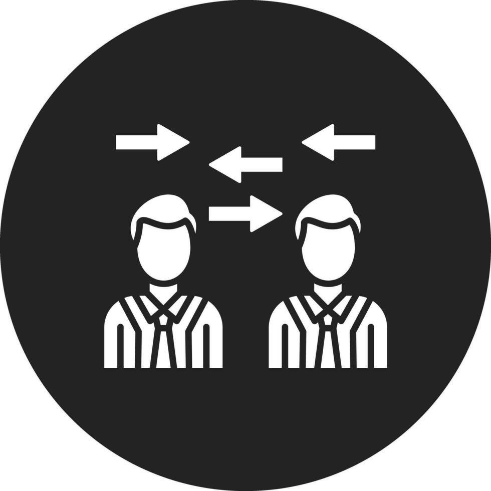 Two Way Communication Vector Icon