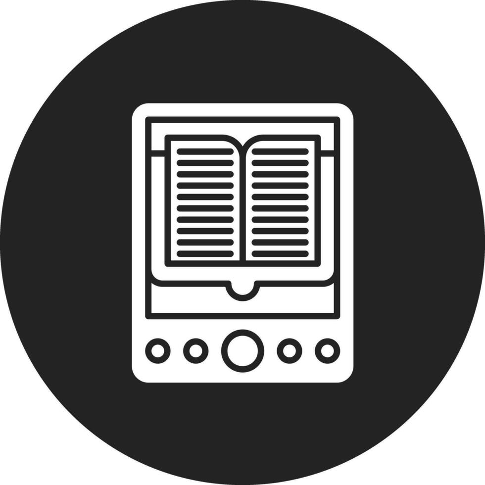 icono de vector de ebook