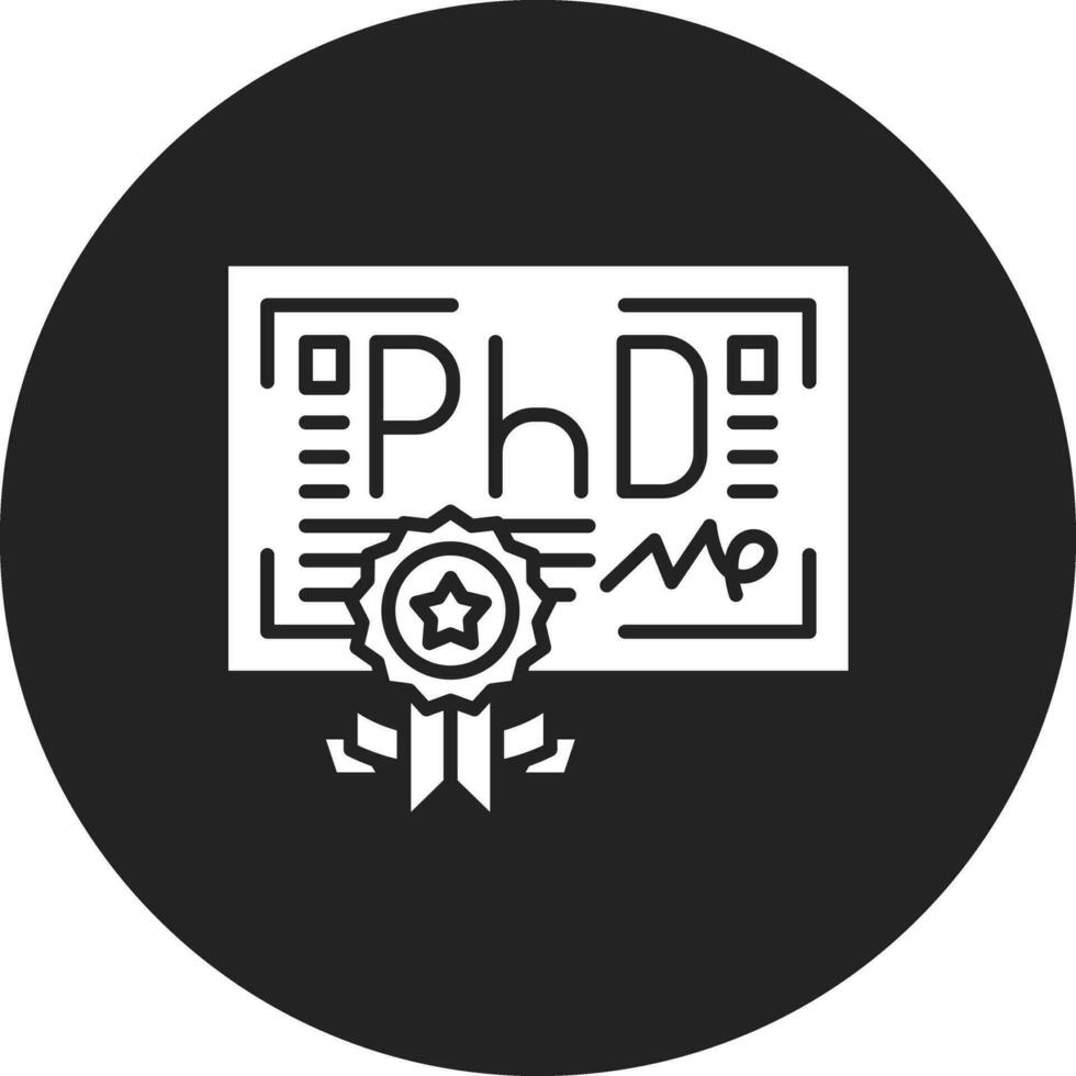 Phd Vector Icon
