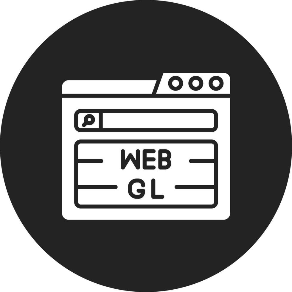 webgl vector icono