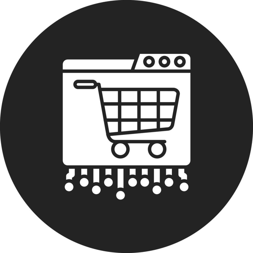 comercio electrónico plataforma desarrollo vector icono