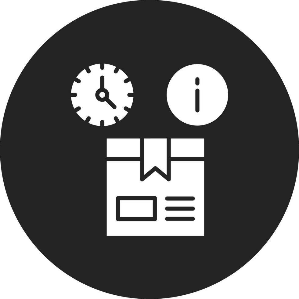 Real Time Inventory Info Vector Icon