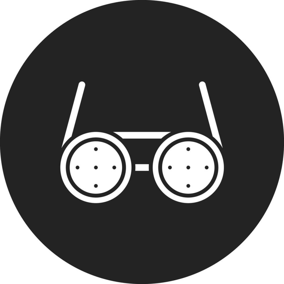 lentes ciego vector icono