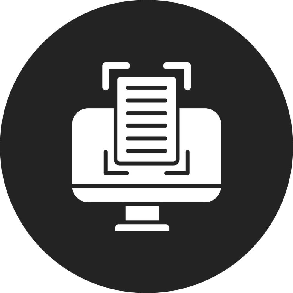 Screen Reader Vector Icon