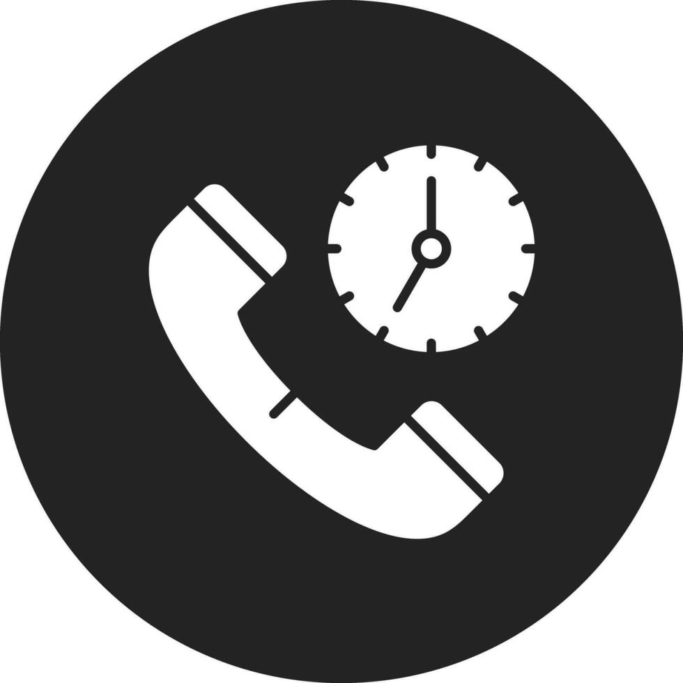 Call Time Vector Icon