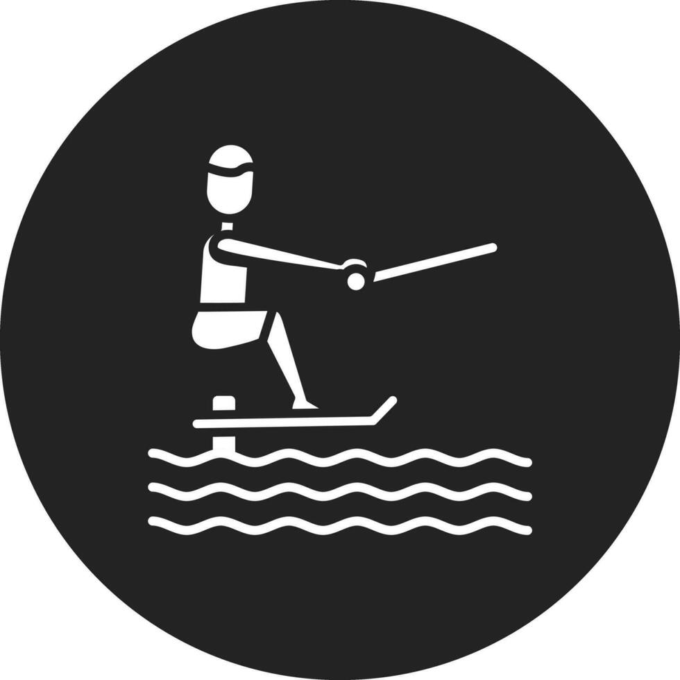 Sit Down Hydrofoiling Vector Icon