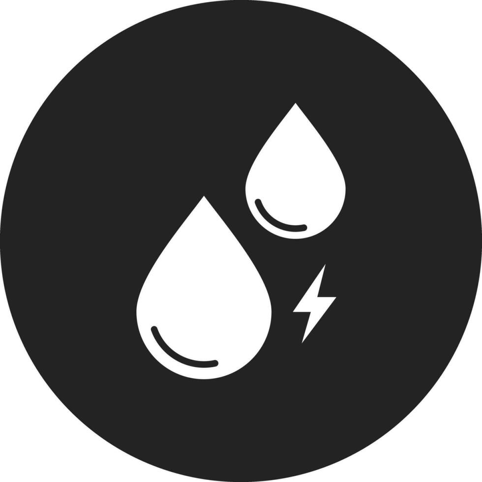 agua energía vector icono