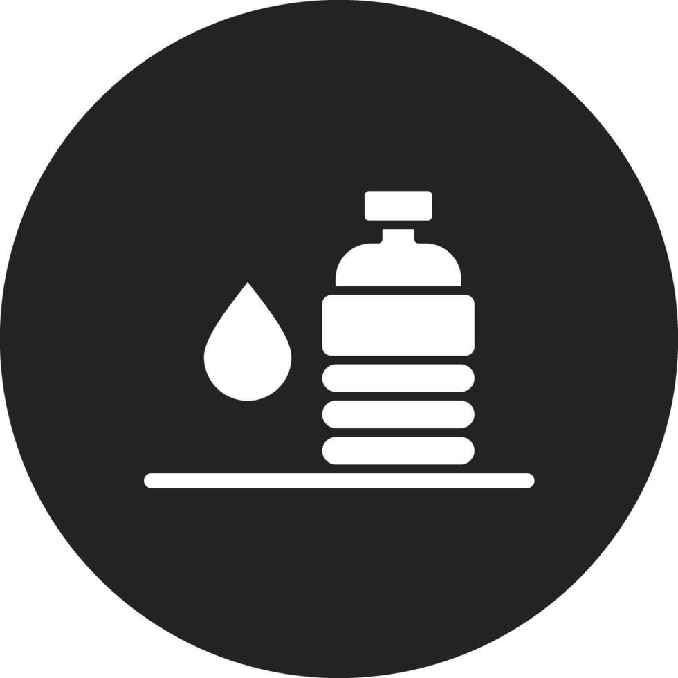 Water And Vinegar Cleaning Vector Icon