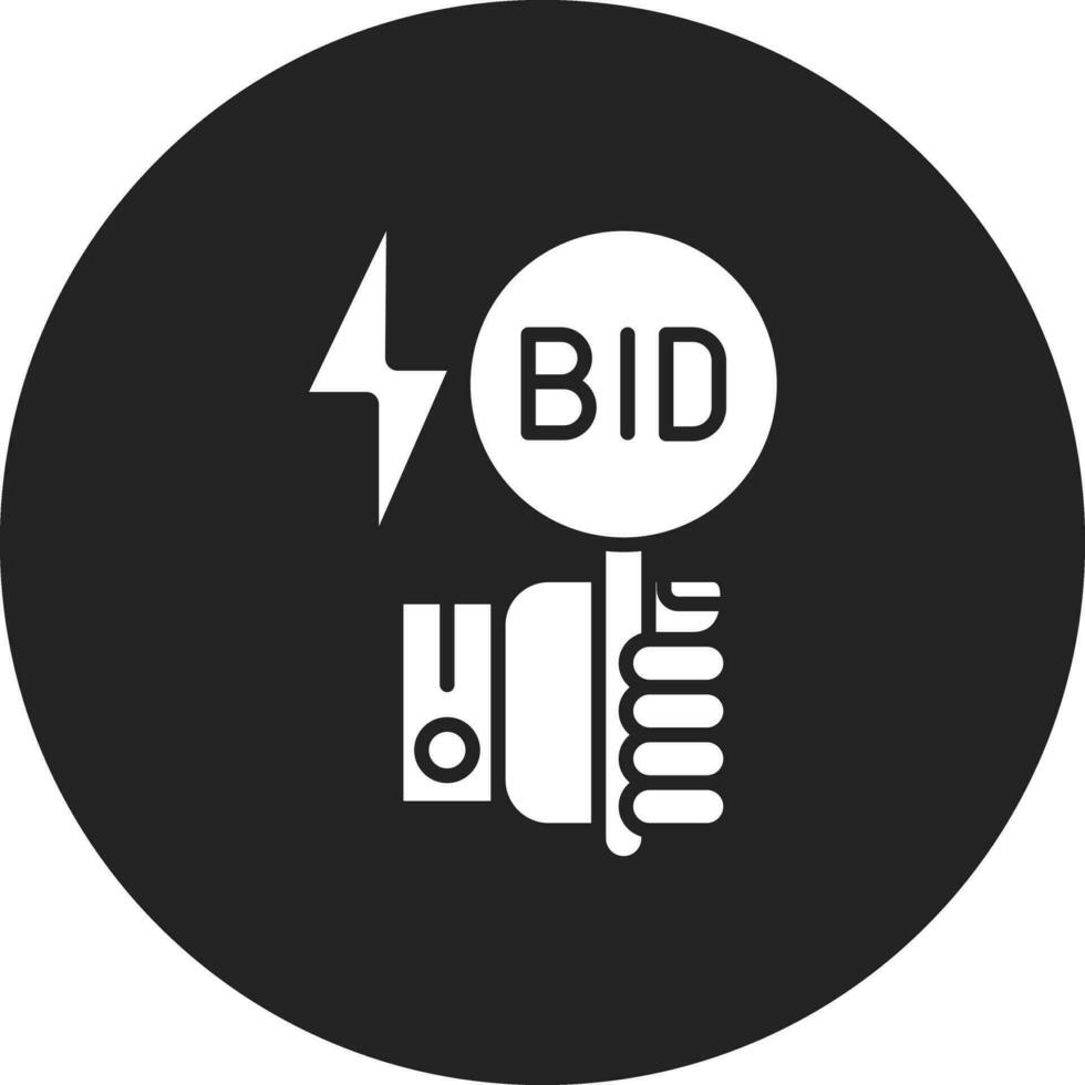 Quick Bid Vector Icon