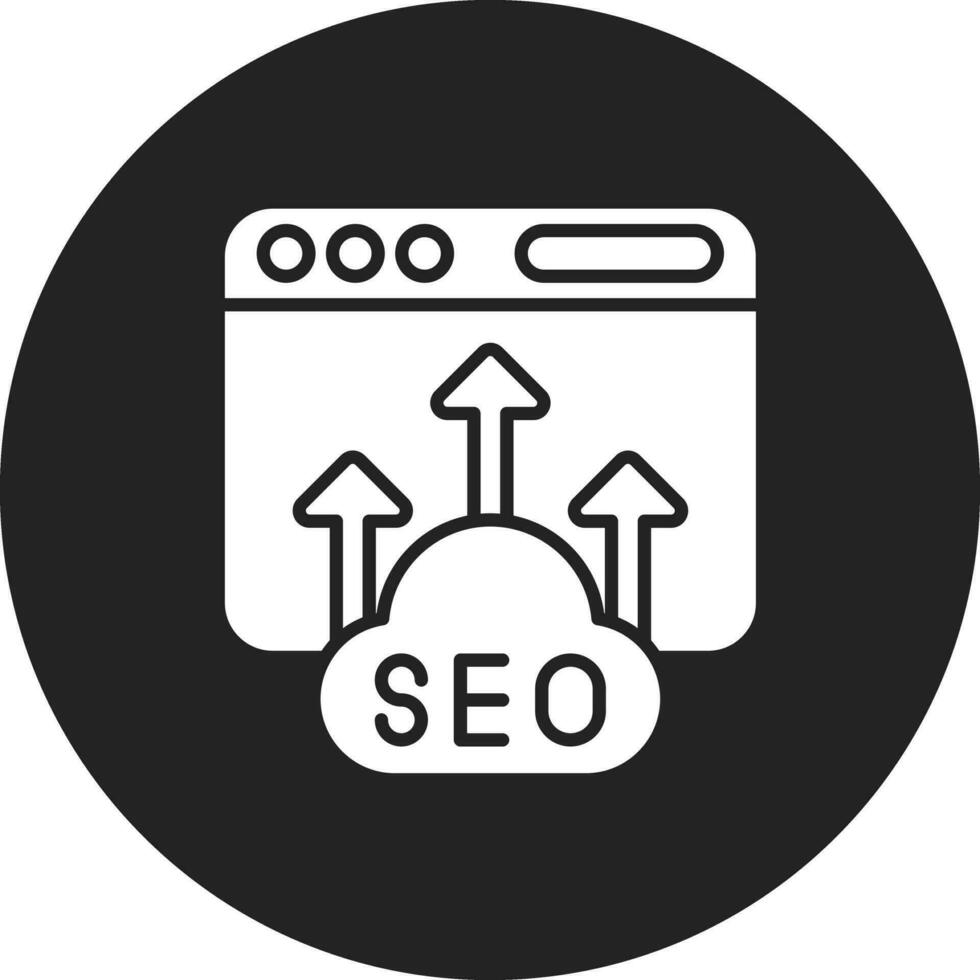 icono de vector de seo