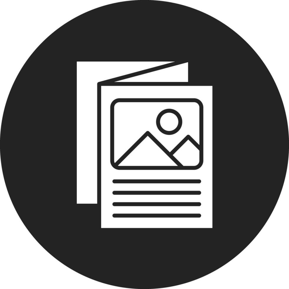 Flyer Vector Icon