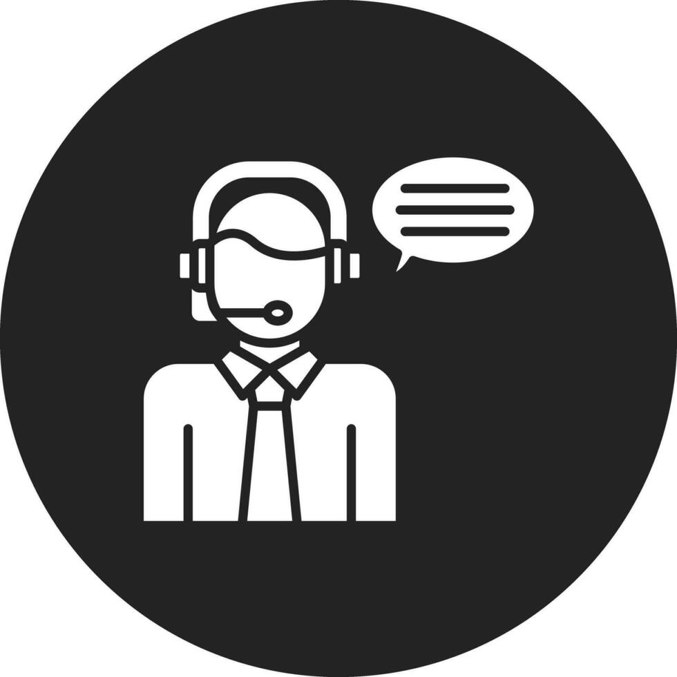 telemarketing vector icono