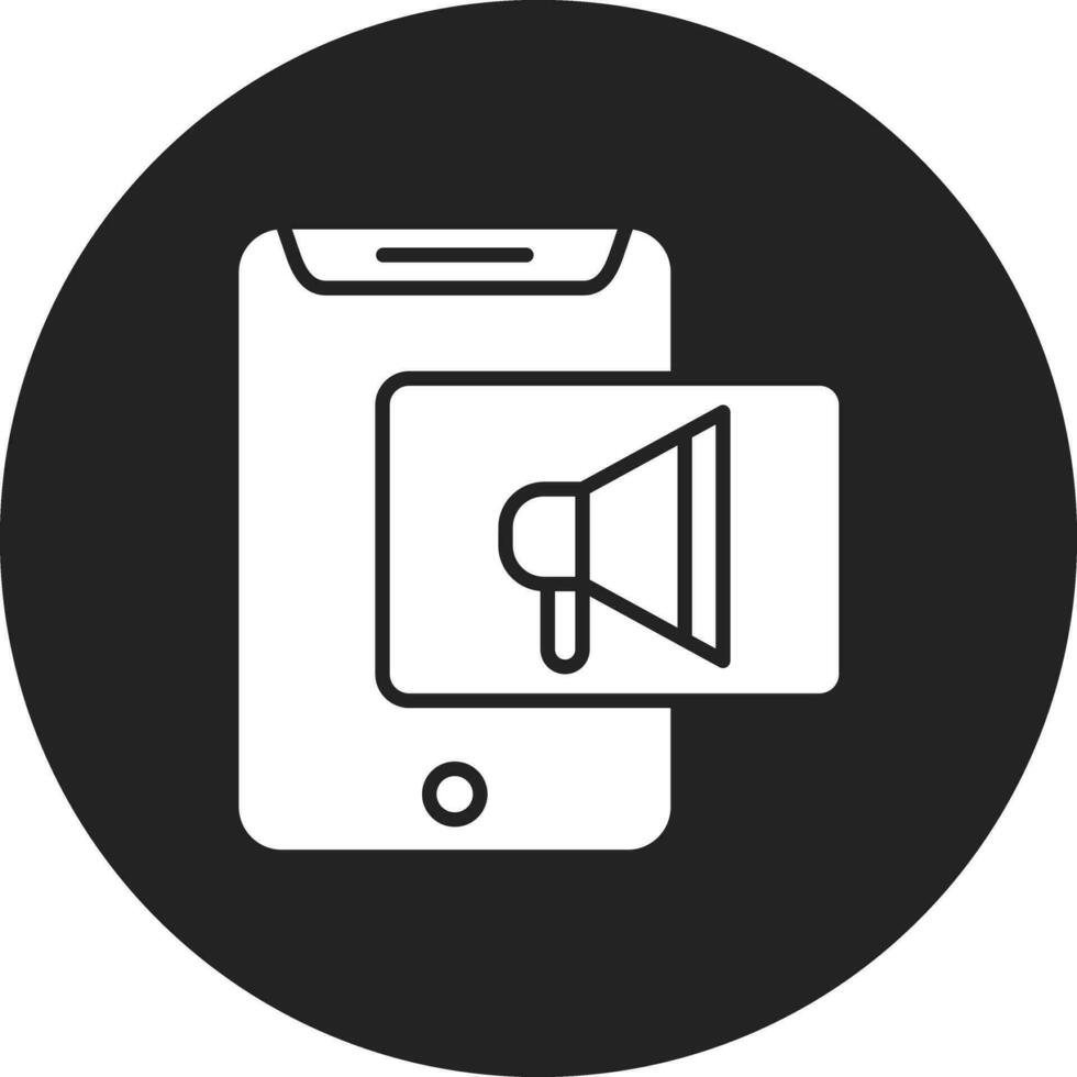 SMS márketing vector icono