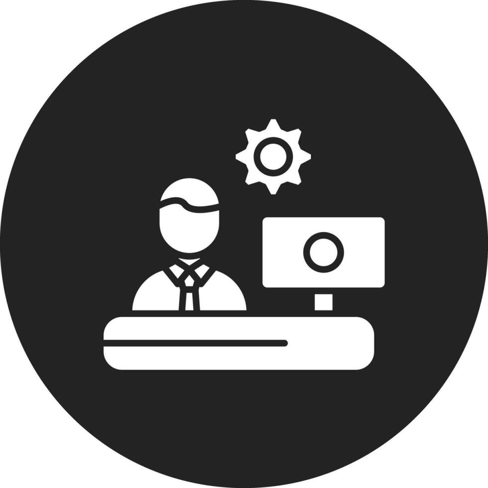 Outsource Management Vector Icon