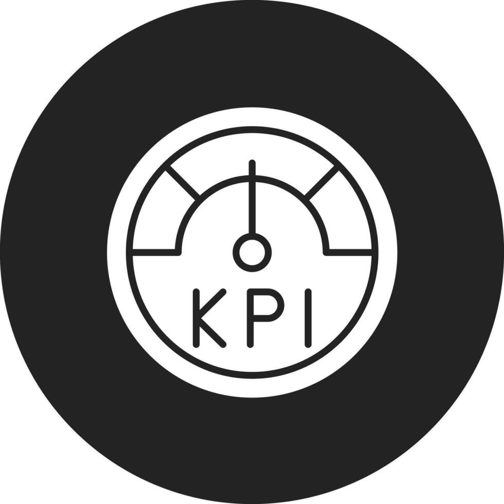 icono de vector de kpi