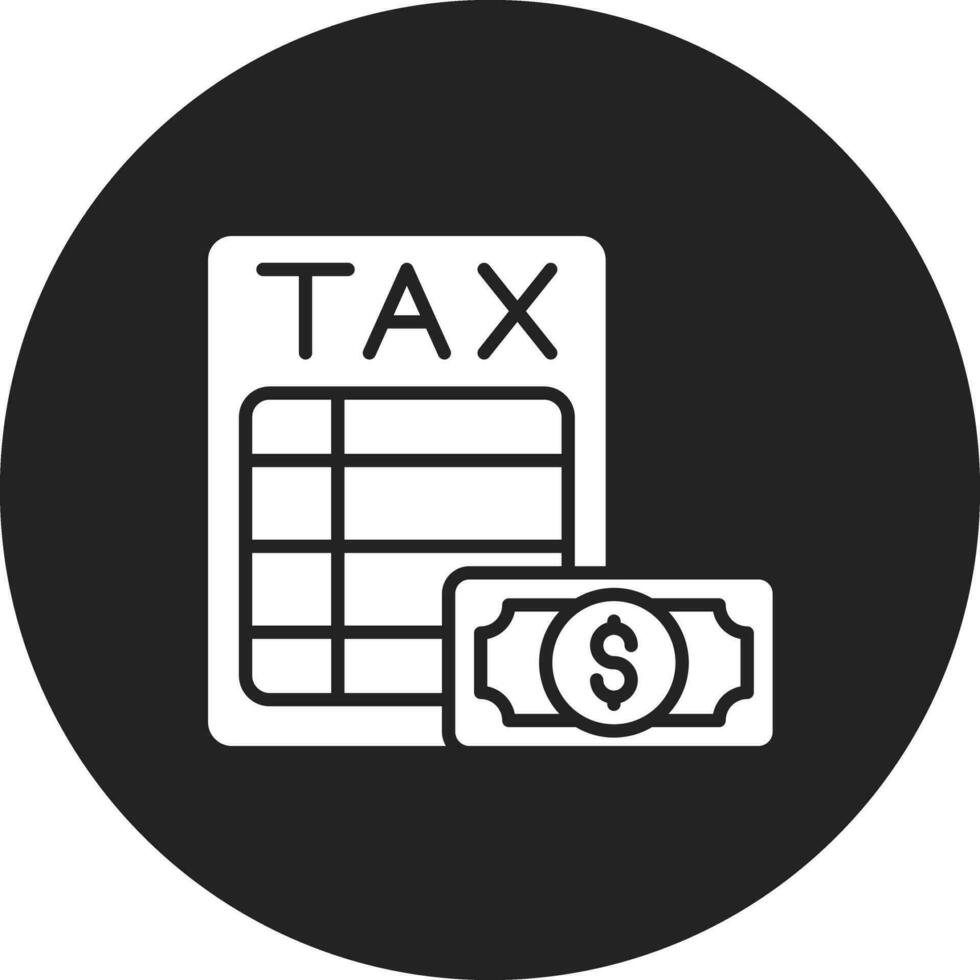 impuesto Consejo vector icono