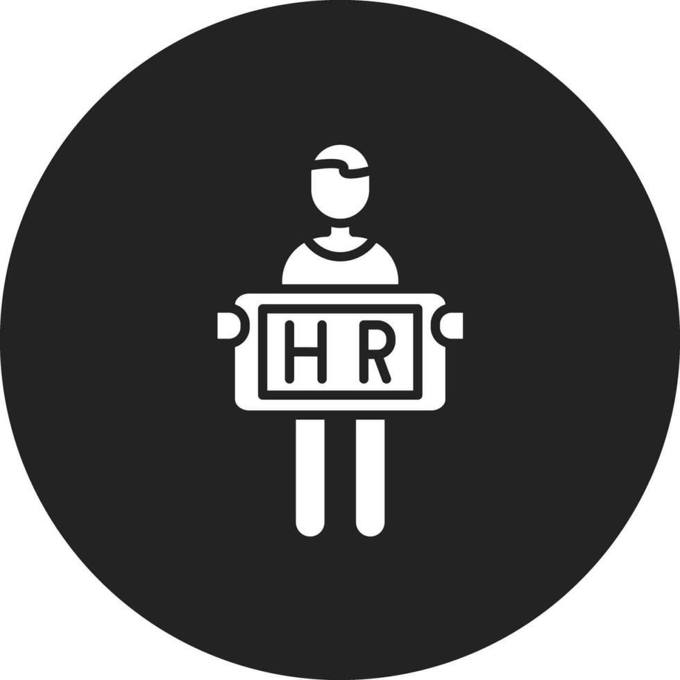 icono de vector de recursos humanos