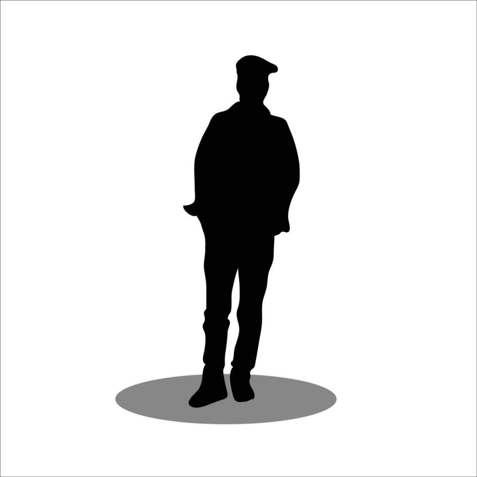 Men silhouette vector