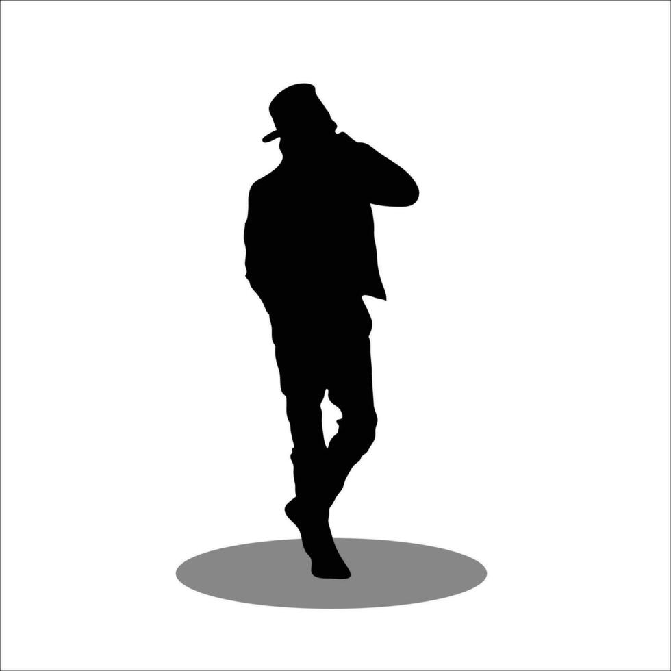 Men silhouette vector