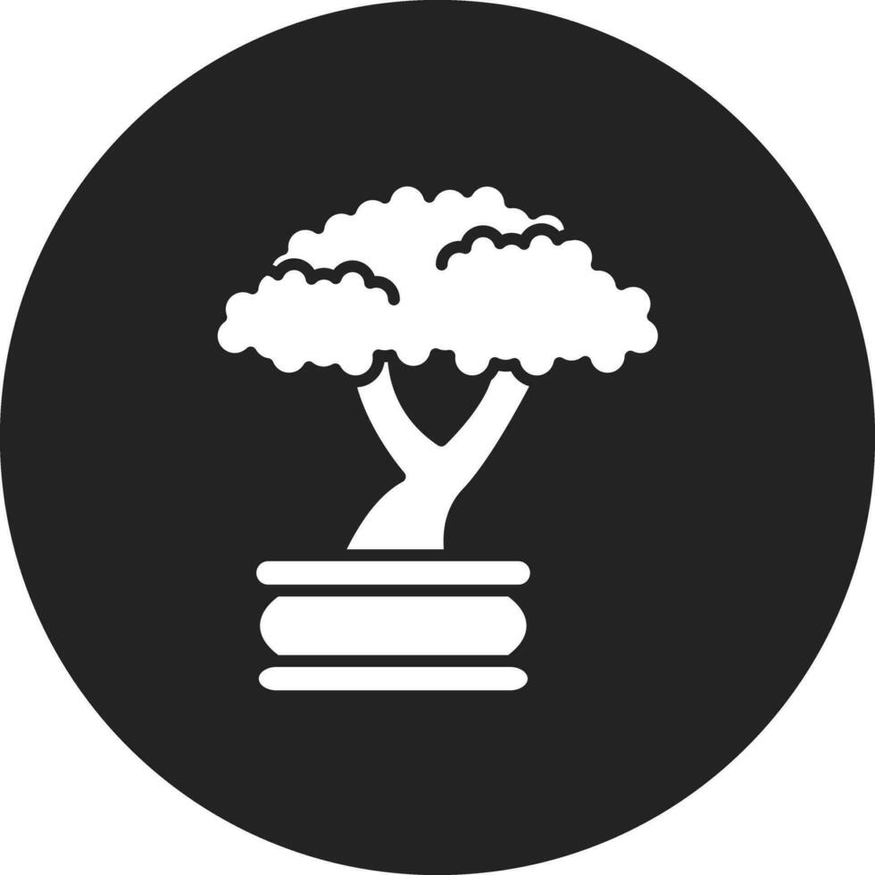 bonsai vector icono