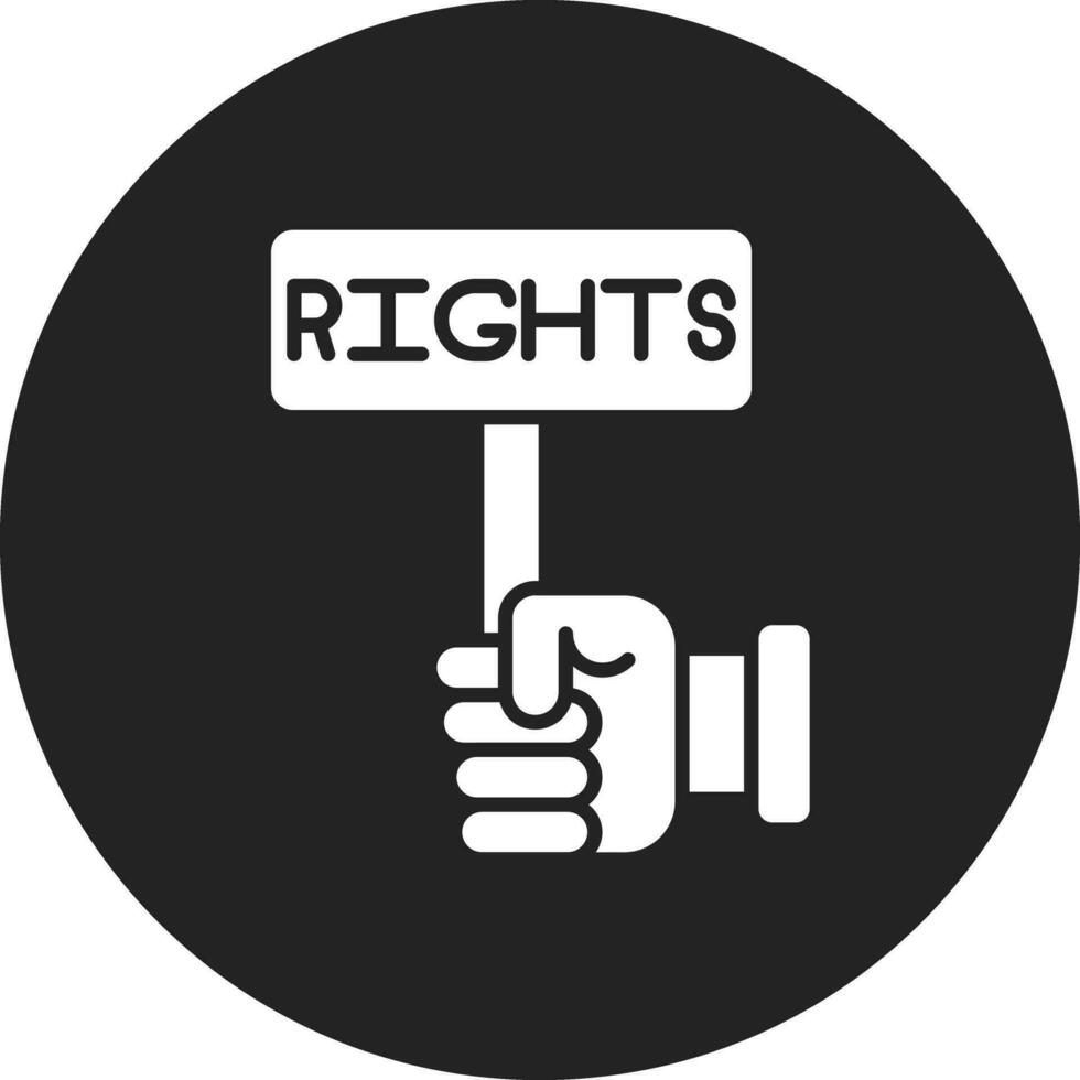 Right To Object Vector Icon