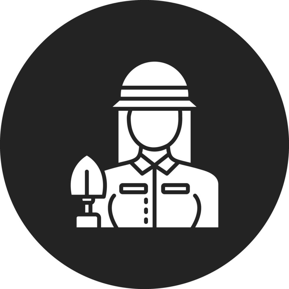 Archaeologist Female Vector Icon