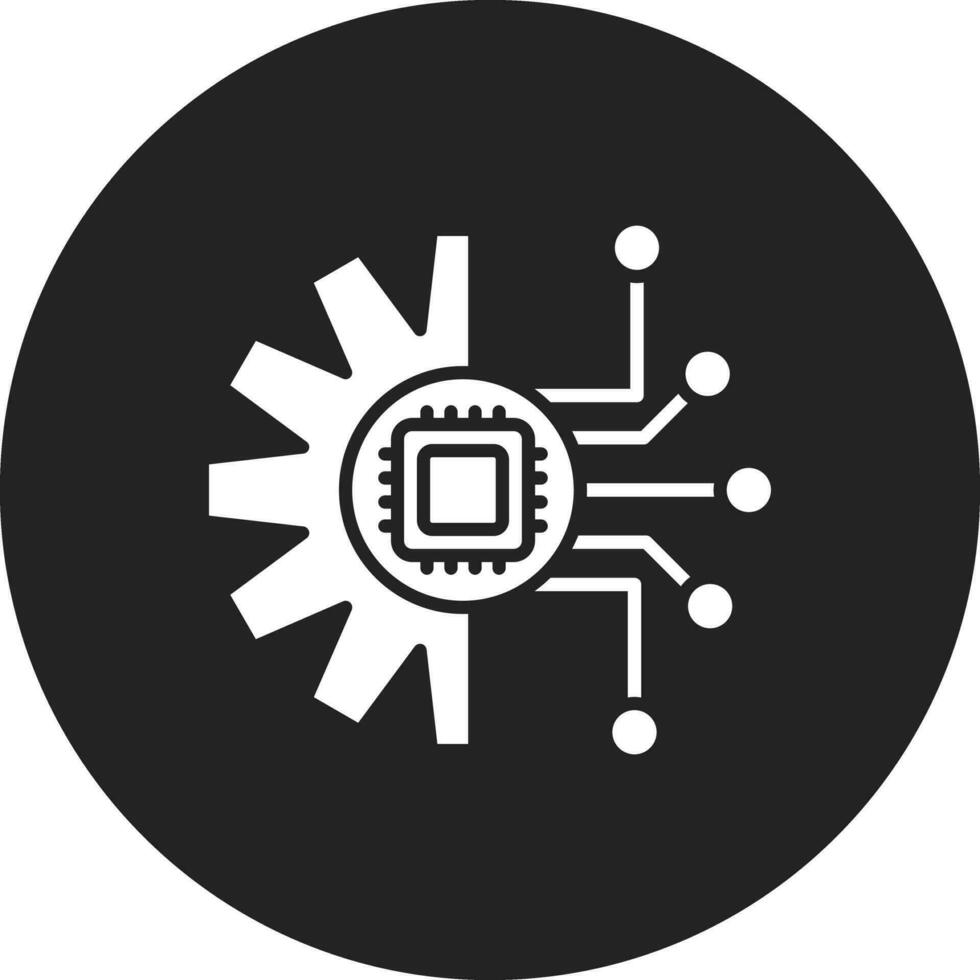 icono de vector de automatización