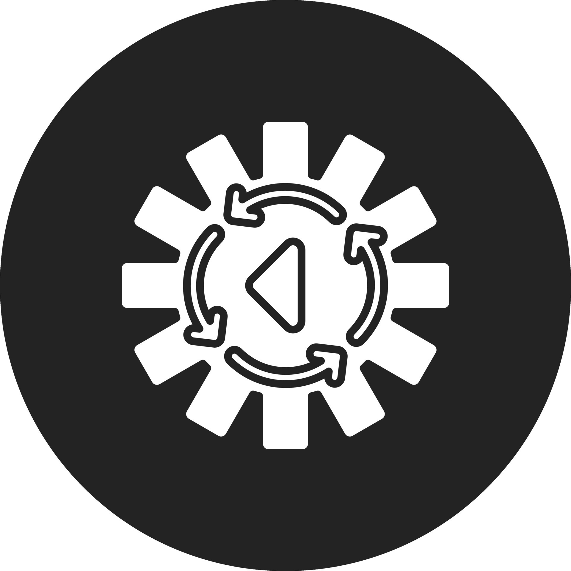 Process simulation vector icon 33178508 vector art at vecteezy