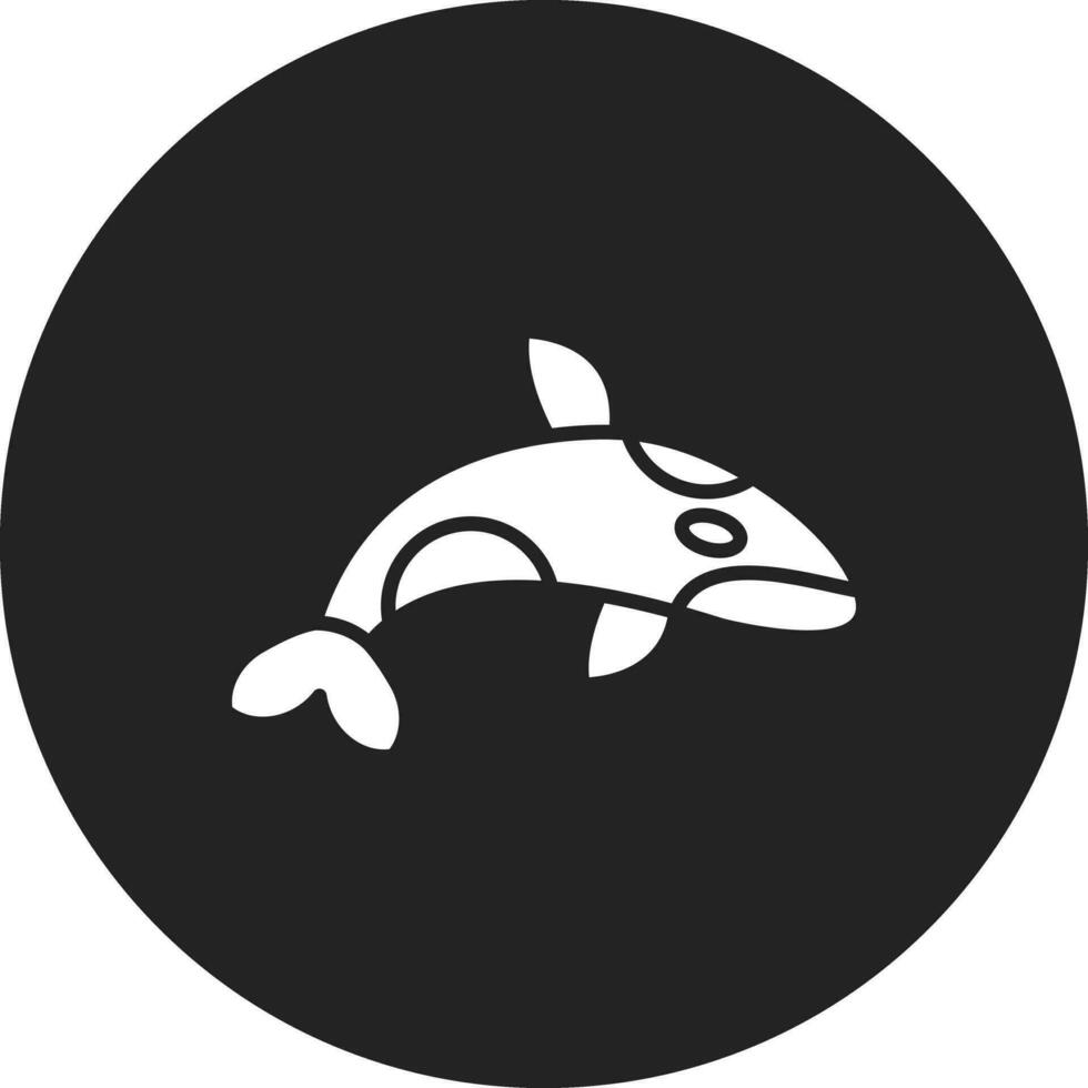 asesino ballena vector icono