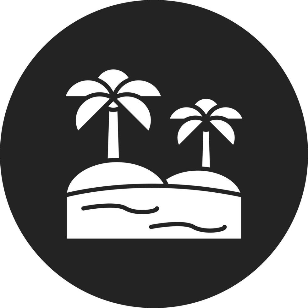 Oasis Vector Icon