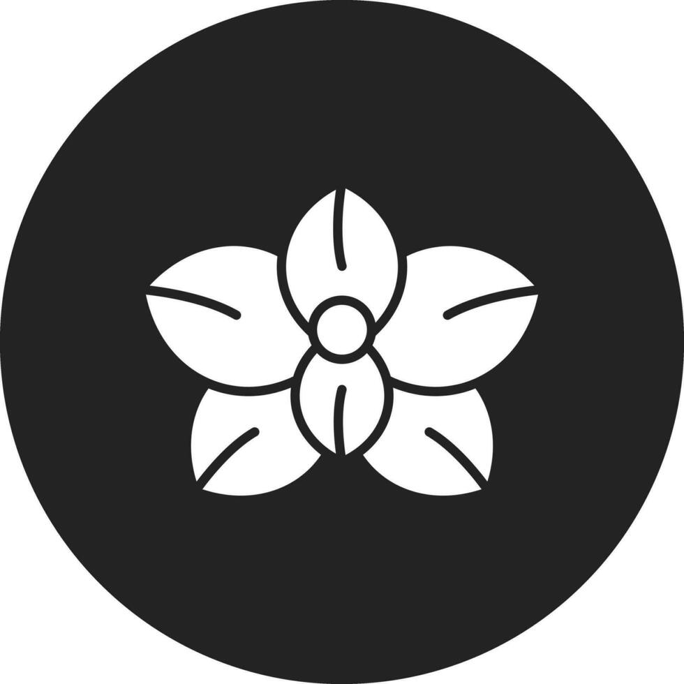 Orchid Vector Icon