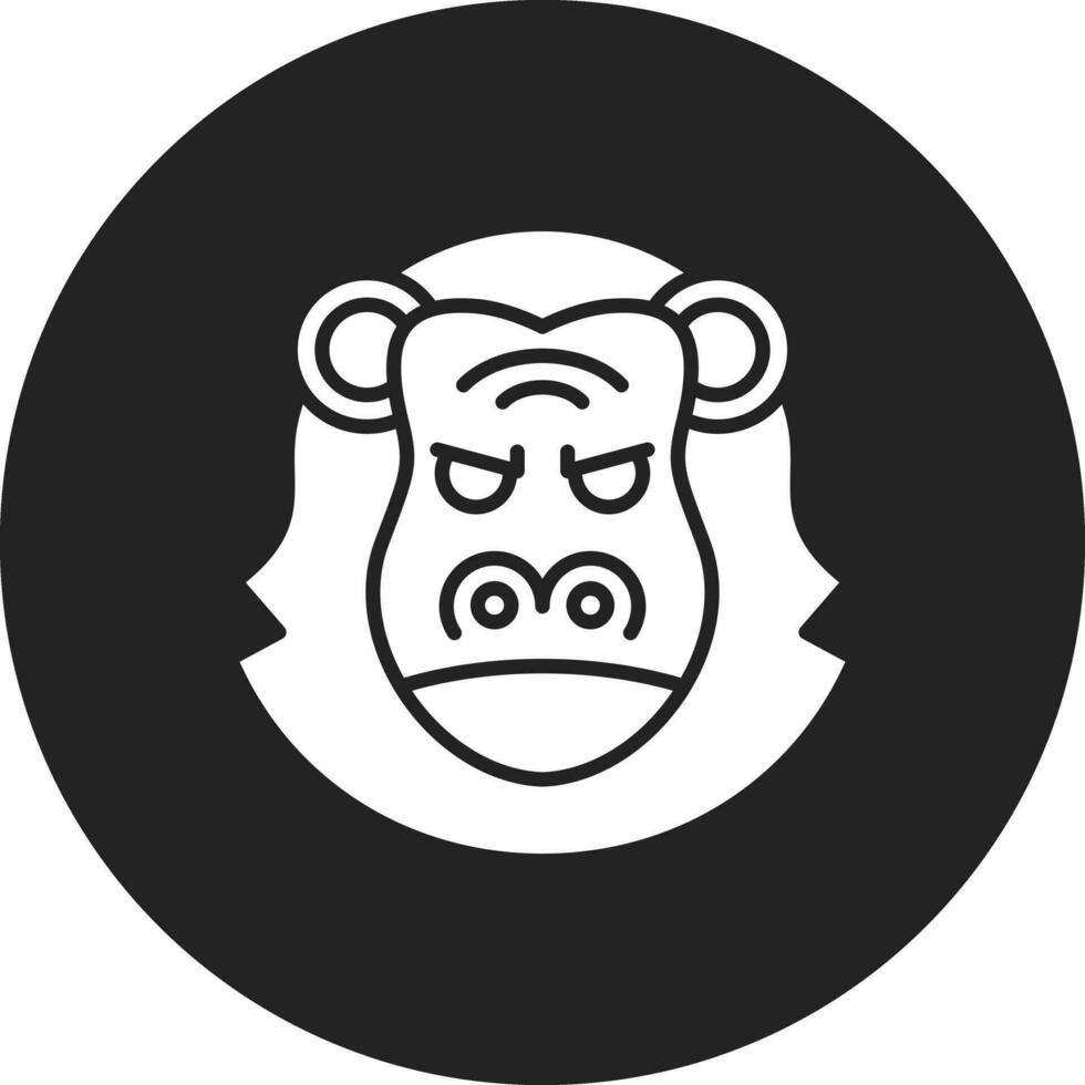 Orangutan Vector Icon