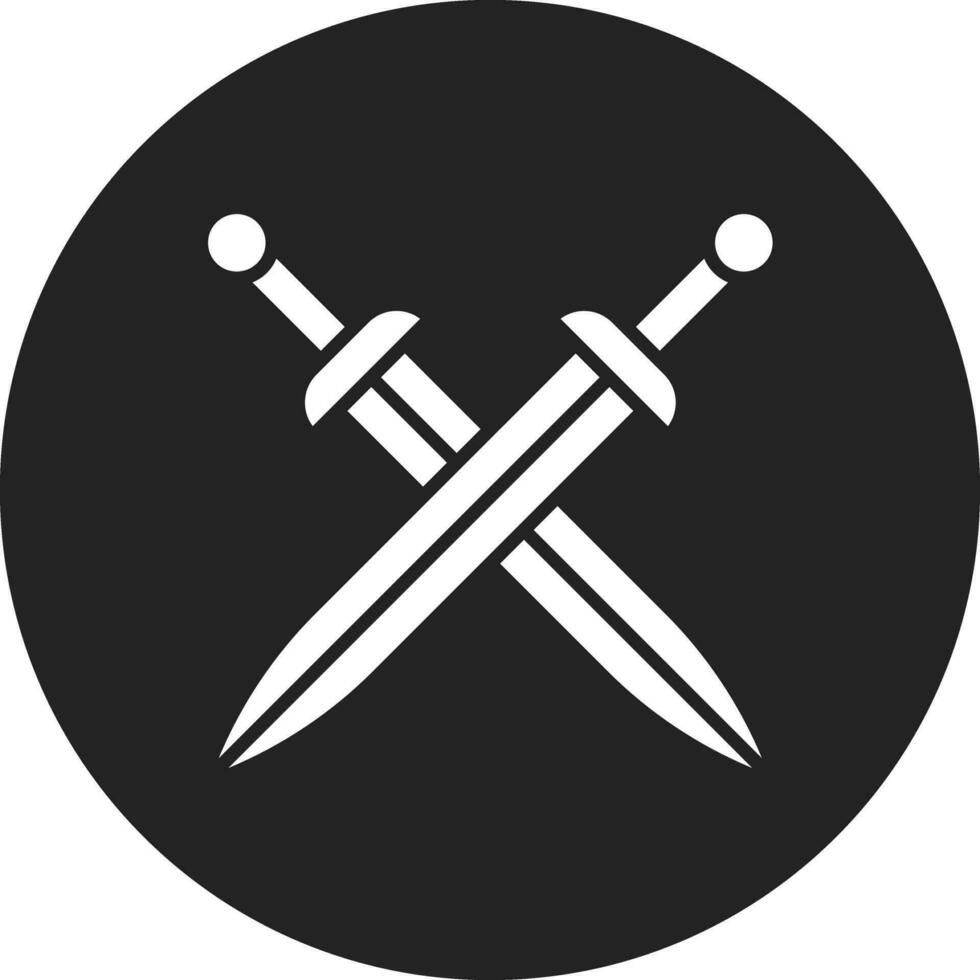 Two Swords Vector Icon