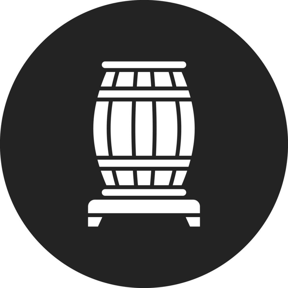 icono de vector de barril