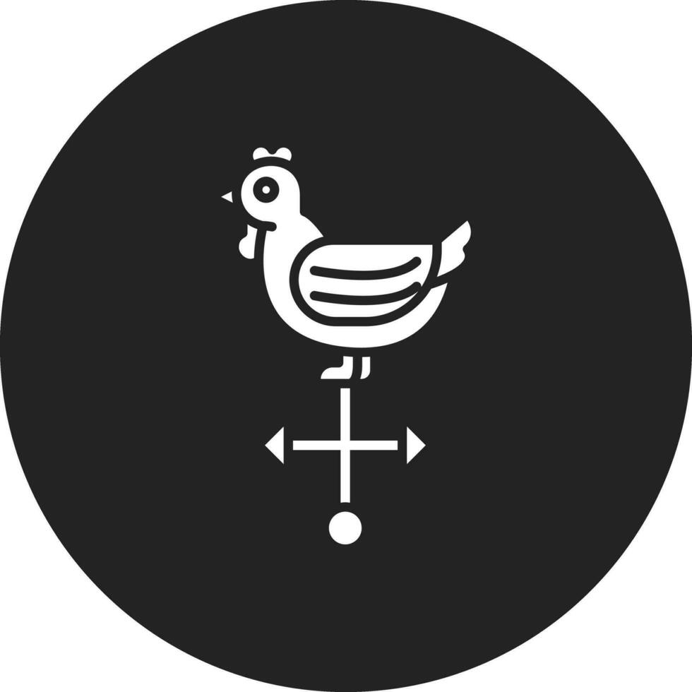 Weather Vane Vector Icon