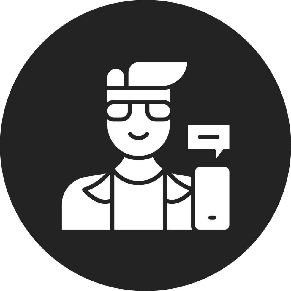 Influencer Male Vector Icon