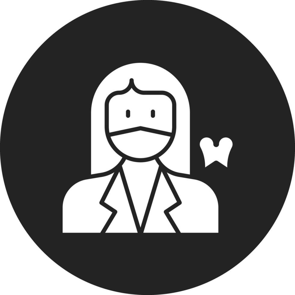 Dentist Female Vector Icon