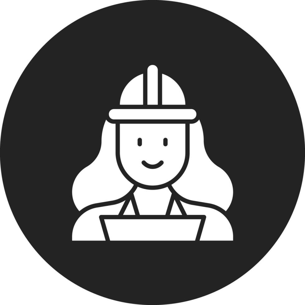 Qa Engineer Female Vector Icon