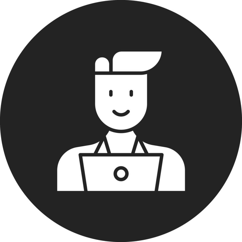 Programmer Male Vector Icon