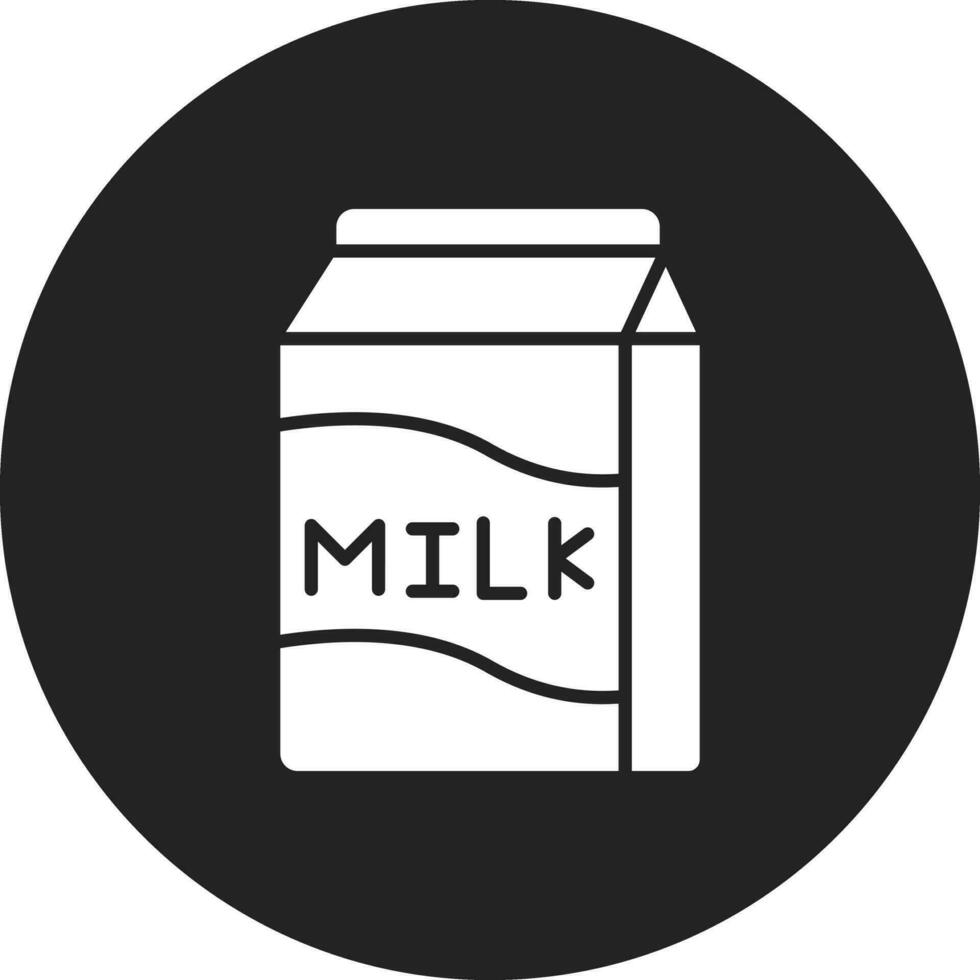 icono de vector de leche