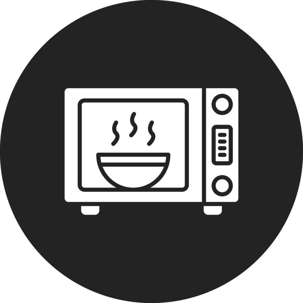 icono de vector de horno de microondas