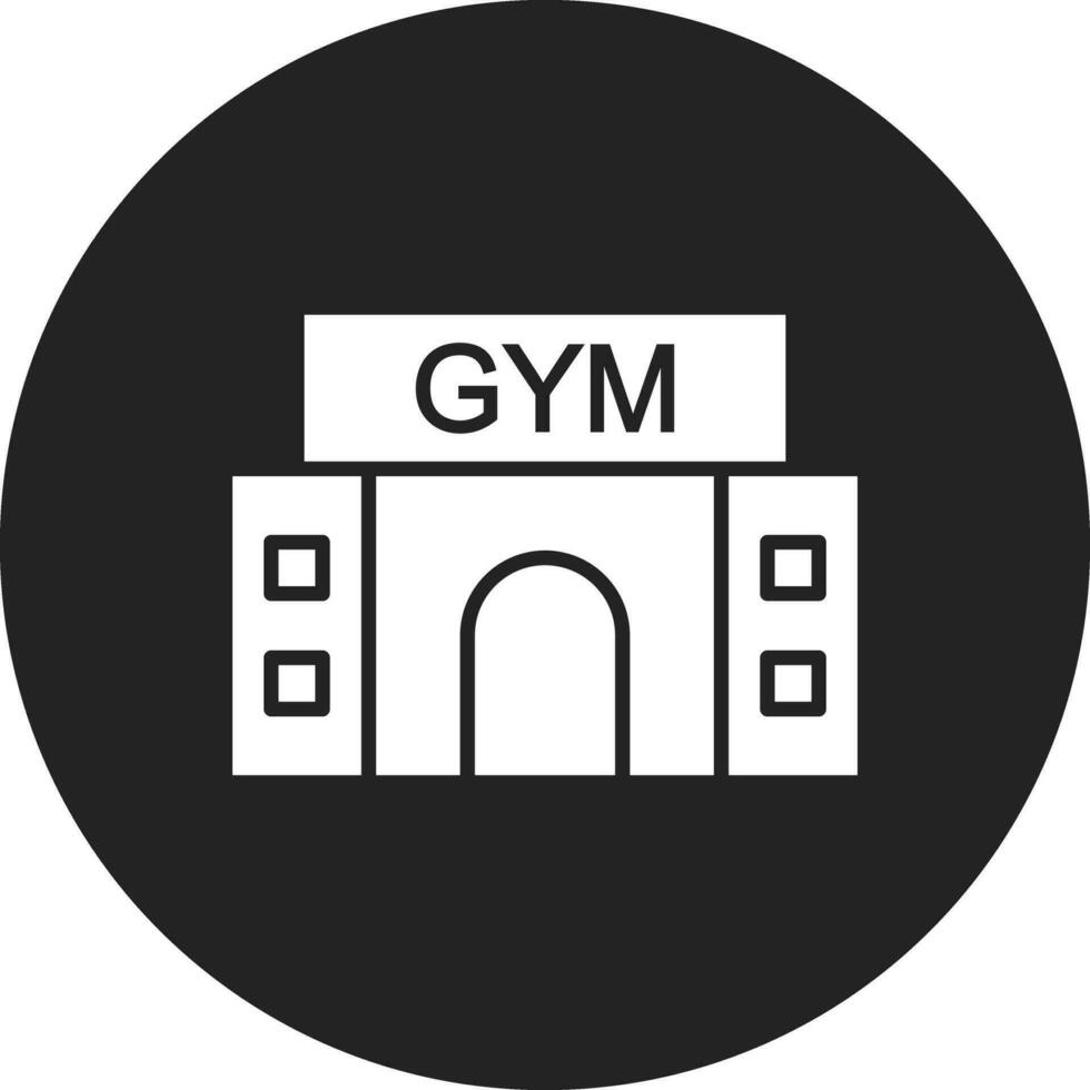 icono de vector de gimnasio