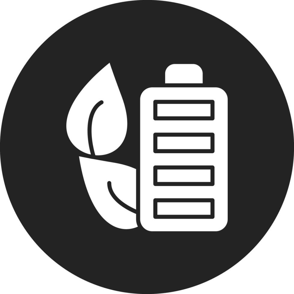 Eco Battery Vector Icon