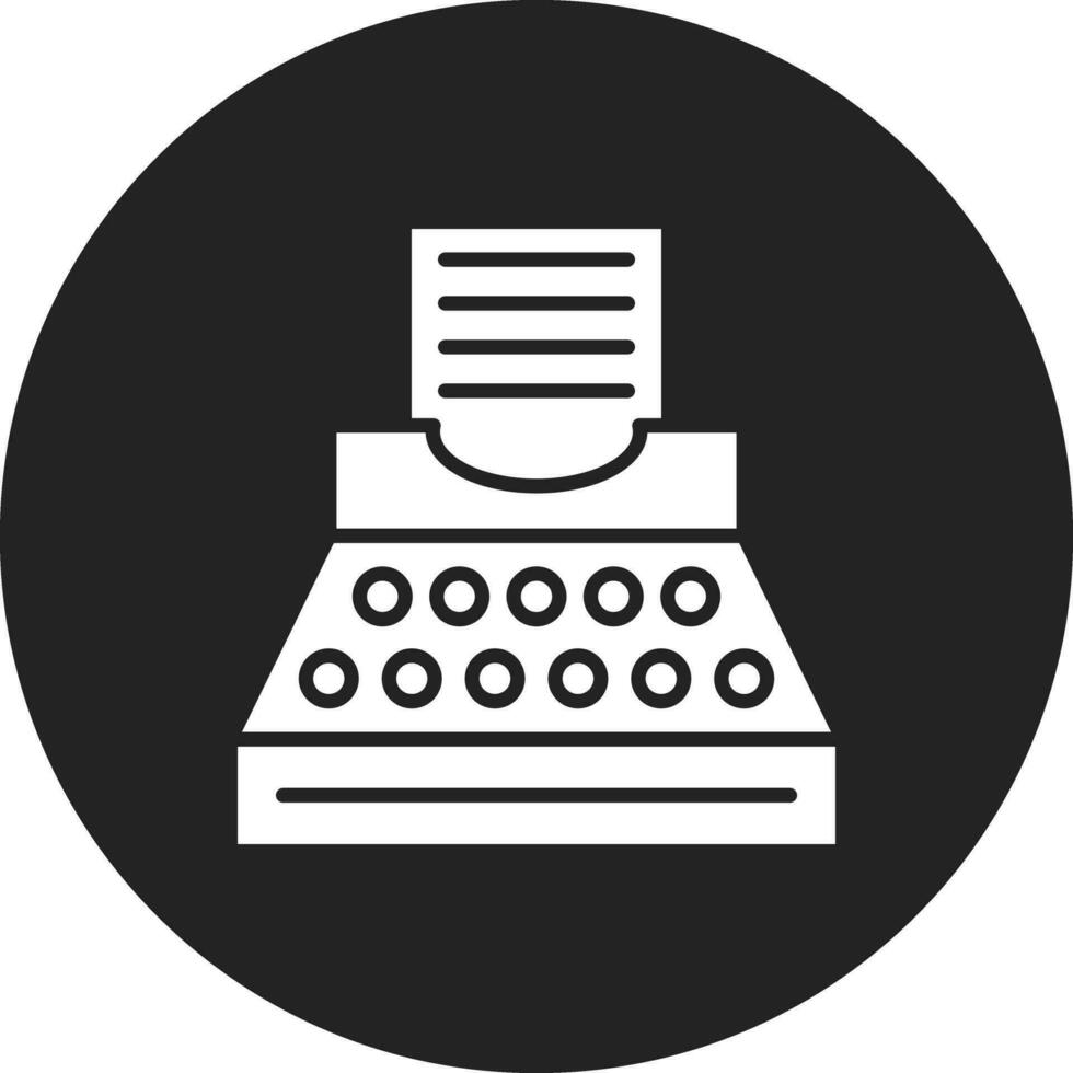 Typewriter Vector Icon