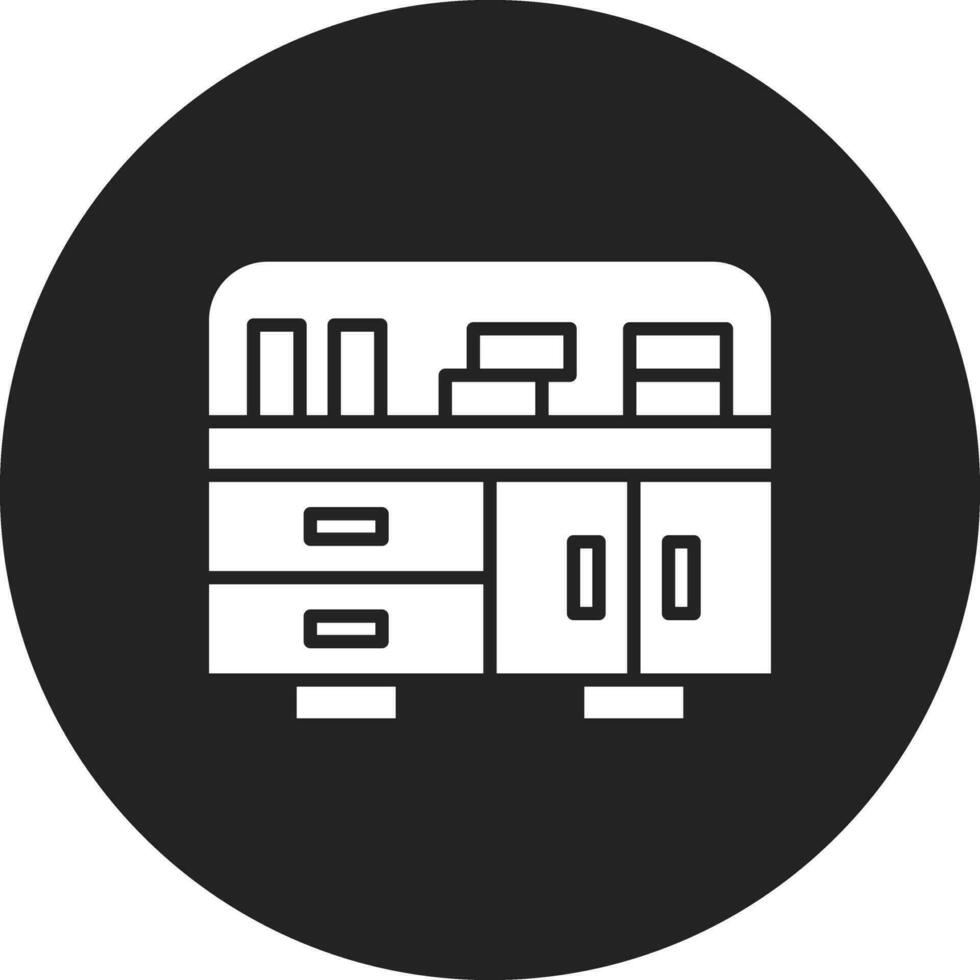 Library Cabinet Vector Icon