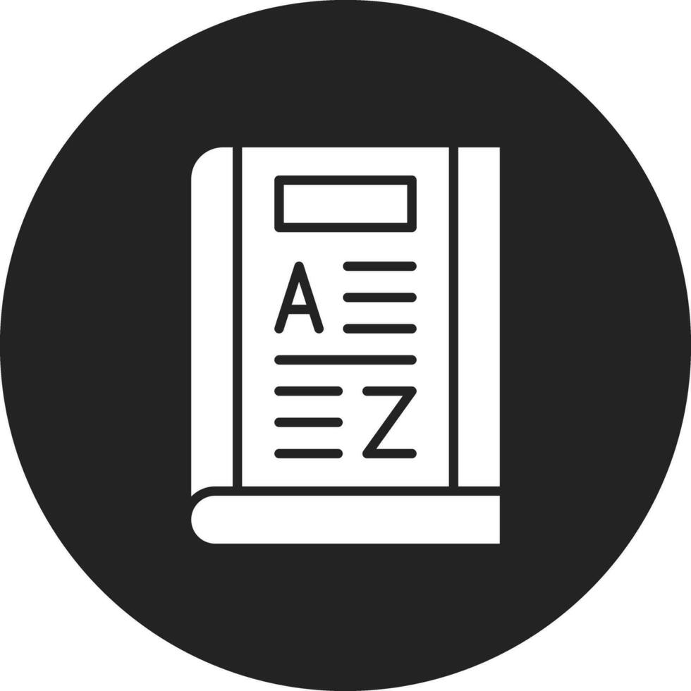 Dictionary Vector Icon