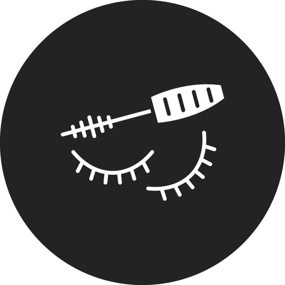 Eyelash Mascara Vector Icon