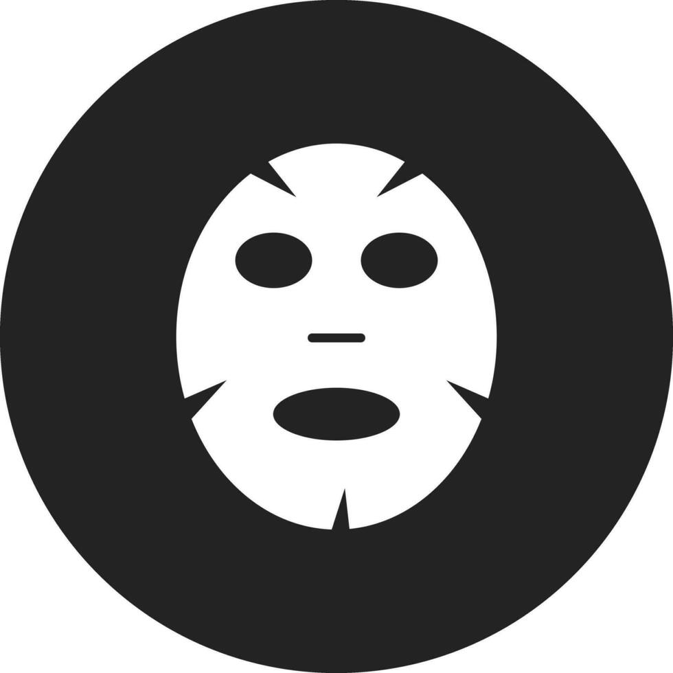 icono de vector de máscara facial